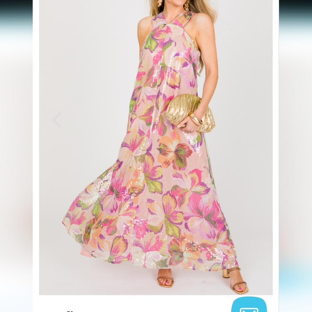 Floral Maxi Dress - Picture 2 of 14